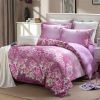 beautiful satin cotton bed sheets duvet cover bedding set