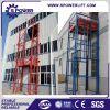 electric vertical hydraulic warehouse gurde rail cargo lift