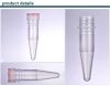 1.5ml V-bottom Test Tubes With Caps Lab Centrifuge  Tubes