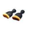 2016 Hedi new New Curved Cosmetic design wholesale crescent makeup brush Kingstar New Curved Cosmetic Foundation /powder brush 