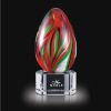 Arabic Spiral Crystal Craft Wholesale Hand Blown Glass Ornaments as Modern Home Decor