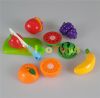 Kitchen Play Set Plastic Fruit Cutting Toys For Kids