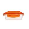 pyrex glass food container with airtight lid