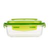 pyrex glass food container with airtight lid