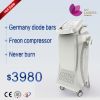Painless 808nm laser hair removal treatment for full body