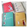 Thick  Notebook Spiral 100 paper Small Notepad mini portable Korea Business Creative diary