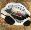 Hot selling cute panda pencil case, creative plush pen case