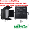 videGo LED film shooting Panel Light continuous lighting 100W Bi-Color panel light 1X1 Studio Light High CRI>97 Kino Flo Film Shooting Light High Power 200W Daylight Soft Panel Light Continuous Lightin