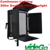 videGo LED film shooting Panel Light continuous lighting 100W Bi-Color 1X1 Studio Light High CRI>97 Kino Flo Film Shooting Light High Power 200W Daylight Soft Panel Light Continuous Lightin