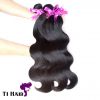 T1 Hair 3pcs Grade 7A Unprocessed Virgin Brazilian Body Wave Human Hair Weave Natural Black #1B