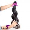 T1 Hair 3pcs Grade 7A Unprocessed Virgin Brazilian Body Wave Human Hair Weave Natural Black #1B