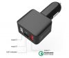 Type-C Quick Car Charger 3 Port