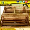 High capacity wooden fruit and vegetable display stand