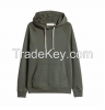 Plain color 100% cotton man sweatshirt hoodie