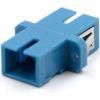 SC/PC Simplex Singlemode Blue w/flange Adapter