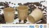 virgin wooden pulp kraft single wall paper cup 