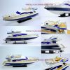 Azimut 64 Flybridge Wooden Speed Boat Model