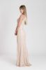 Exquisite ravishing floor length sleeveless bridal dress