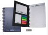 spiral notebook with h...