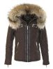 Leather Jackets for Men with Real Fox Fur