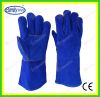 high quality grade AB red color welding glove