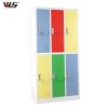 WLS metal storage clothing wardrobe 6 door steel locker cabinet