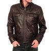 Mens Leather Fashion J...