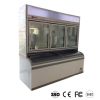 Supermarket air cooler chiller combined island freezer chiller