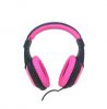 best price wholesale price pink color cute cool wired headphone for girl