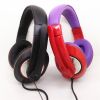 OEM custom design single side computer headphone headset with mic