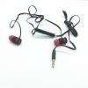 world wide popular flat cable stereo earphone with silicone ear muff