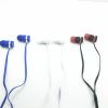 world wide popular flat cable stereo earphone with silicone ear muff