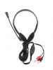 fashion cheap price computer multimedia headset with rotary boom mic