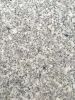 The grey white granite...