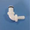 RoHS certificated Elbow Plastic Quick coupling IL1604HBL Male for tube ID 1/4" without valve function