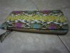 Handmade Genuine Real Python Snake Skin Leather Woman's Long Wallet XXL cardholder