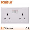 Double UK socket with ...