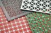 Decorative facade panel perforated metal mesh