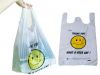 High speed production plastic HDPE t shirt bag on roll, high quality