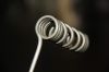 Hot runner coil heater nozzle heater with thermocouple