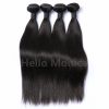 Hello Monica Brazilian Virgin Straight Remy Hair Bundles Natural Color 100g 100% Human Hair Weaves