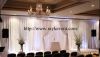 wedding pipe drape bac...