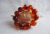 Amber bracelet, color is &quot;tea with sparkle bubbles inside&quot;