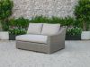 Wicker Wooden Rattan Outdoor Living Sofa Set furniture - Patio Wicker PE rattan sofa set garden furniture