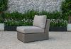 Wicker Wooden Rattan Outdoor Living Sofa Set furniture - Patio Wicker PE rattan sofa set garden furniture