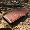 Slim handmade vegetable tanning leather case