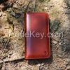 Wallet opening leather case, quality leather phone cases