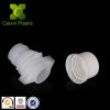 Low cost PP and PE plastic spout with non spill closure cap for large doypack