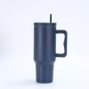 40oz handle car cup double wall stainless steel water bottle vacuum insulated tumbler with straw custom logo handle mug 2.0/3.0