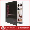 Multi-colors hair color chart green surface hair color chart